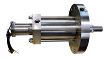 6" Bore Stainless Steel 2,500 PSI Hydraulic Cylinder with Linear Transducer & Cover