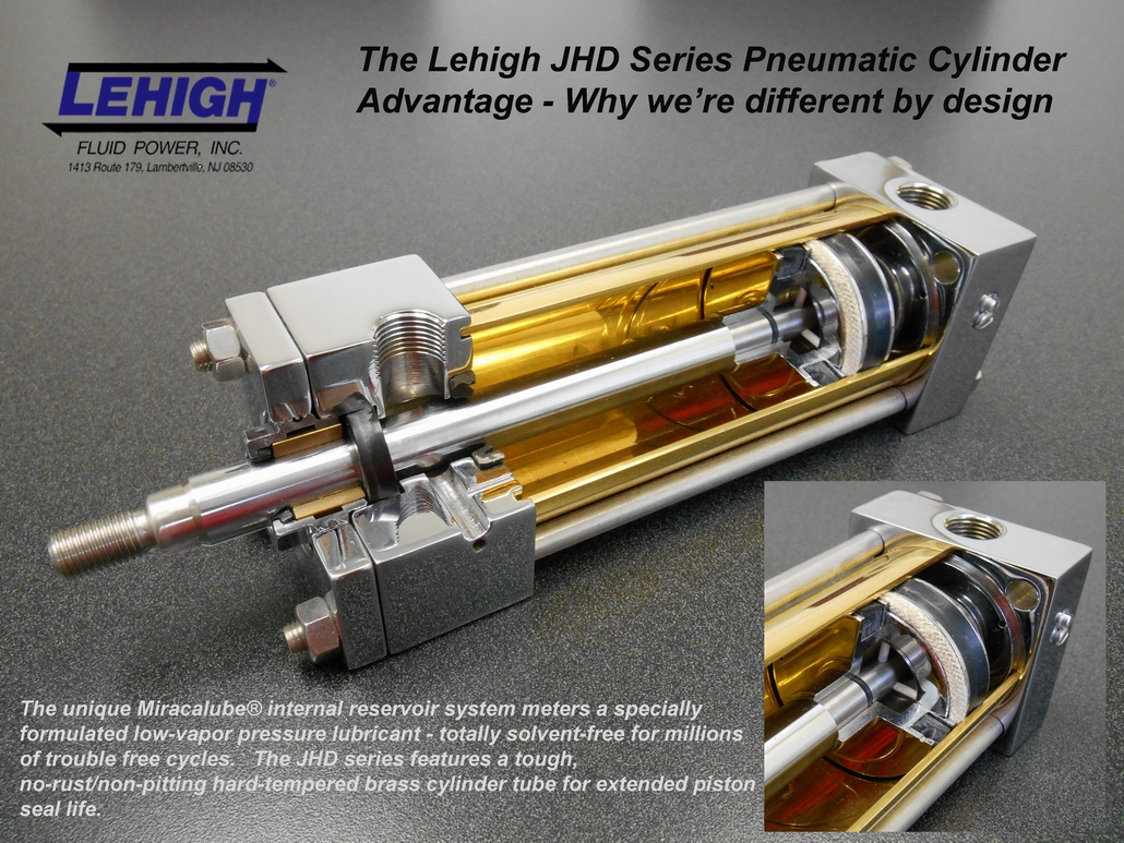 JHD Pneumatic Cylinder Lehigh Fluid Power